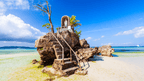 Willy’s Rock with Virgin Mary statue in Boracay, iconic site in Philippines Travel Tours - Icons of the Philippines | 10/14/23 Days.