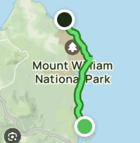 Detailed tour route map showing all stops and highlights