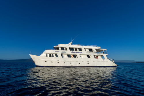 Yolita small ship used for Galápagos expedition cruises, ideal for wildlife and adventure tours around the islands.